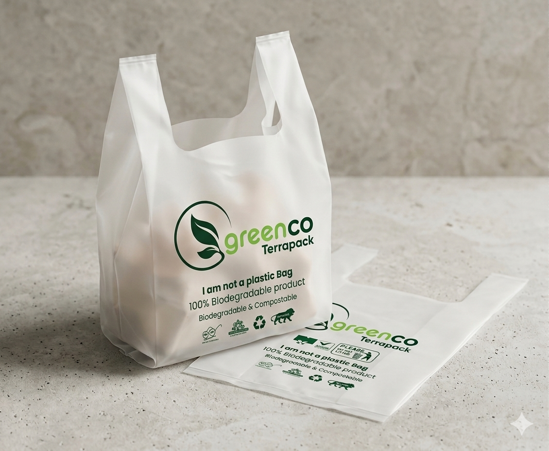 Biodegradable U-Cut bags
